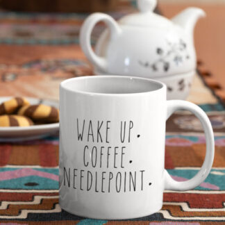 Needlepoint Mug