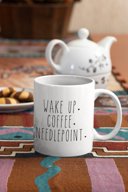 Needlepoint Mug