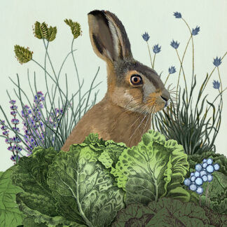 Cabbage Patch Rabbit II Needlepoint Kit by Fab Funky