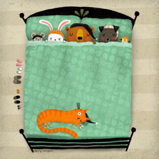 Hibernation Needlepoint Canvas by Terry Runyan